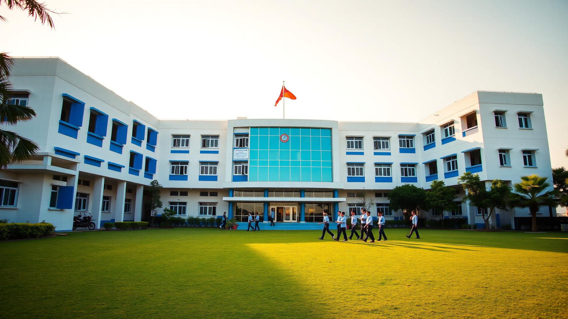 Campus of Swami Atmanand Govt English School, Sohga